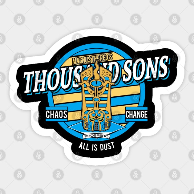 Thousand Sons - Post Heresy Sticker by Exterminatus